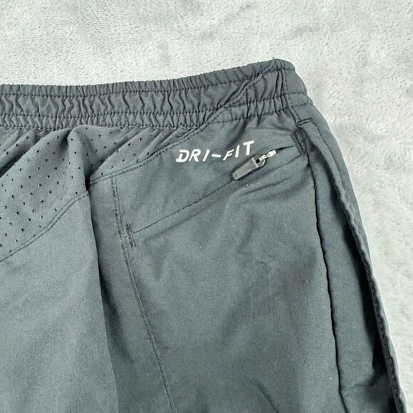 Nike Running Shorts Mens Medium Black Lightweight Performance Flex 7" Inseam - Picture 5 of 12